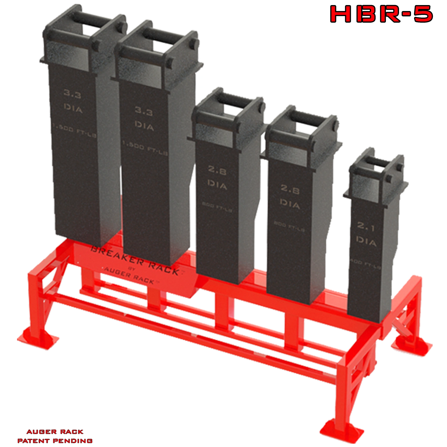 HBR-5 Hydraulic Breaker Storage Rack