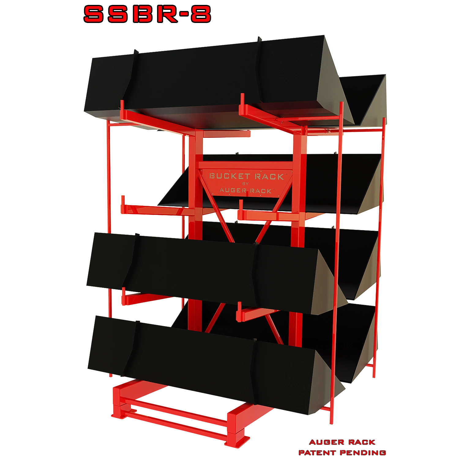 SSBR-8 Skid Steer Bucket Storage Rack