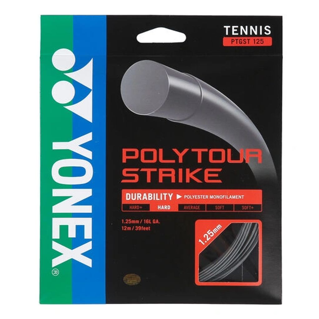 Yonex Poly Tour Strike Kordaj Rulosu 12,2m - Koyu Gri