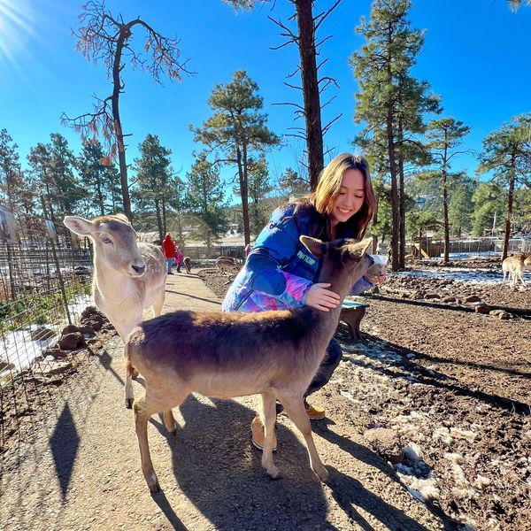 Victoria Glass, actress, model loves animals.