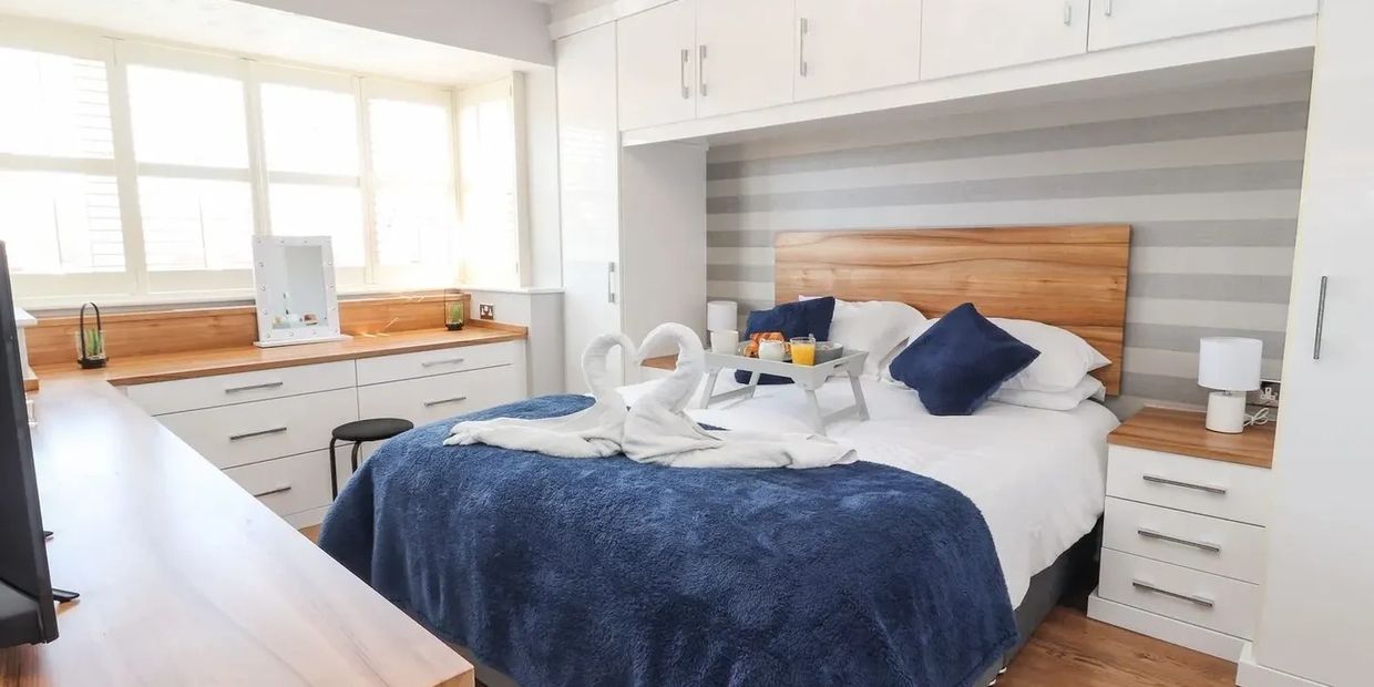Bedroom at Beachway - set up ready for your stay!