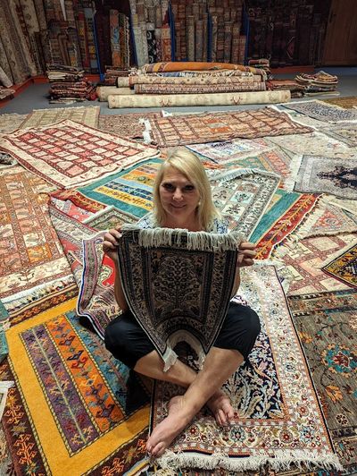 Tour with GAdventure to  Turkey to see their craftmanship  carpets made out of wool/ cotton / silk. 