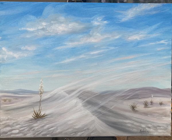 “Sand meets Sky”
11”x14”
Oil on canvas