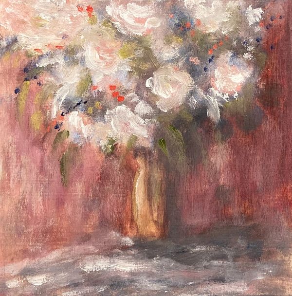 floral
oil on wood panel
5" x 5"