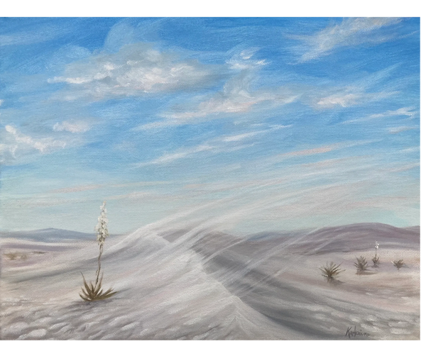 “Sand meets Sky”
11”x14”
Oil on canvas