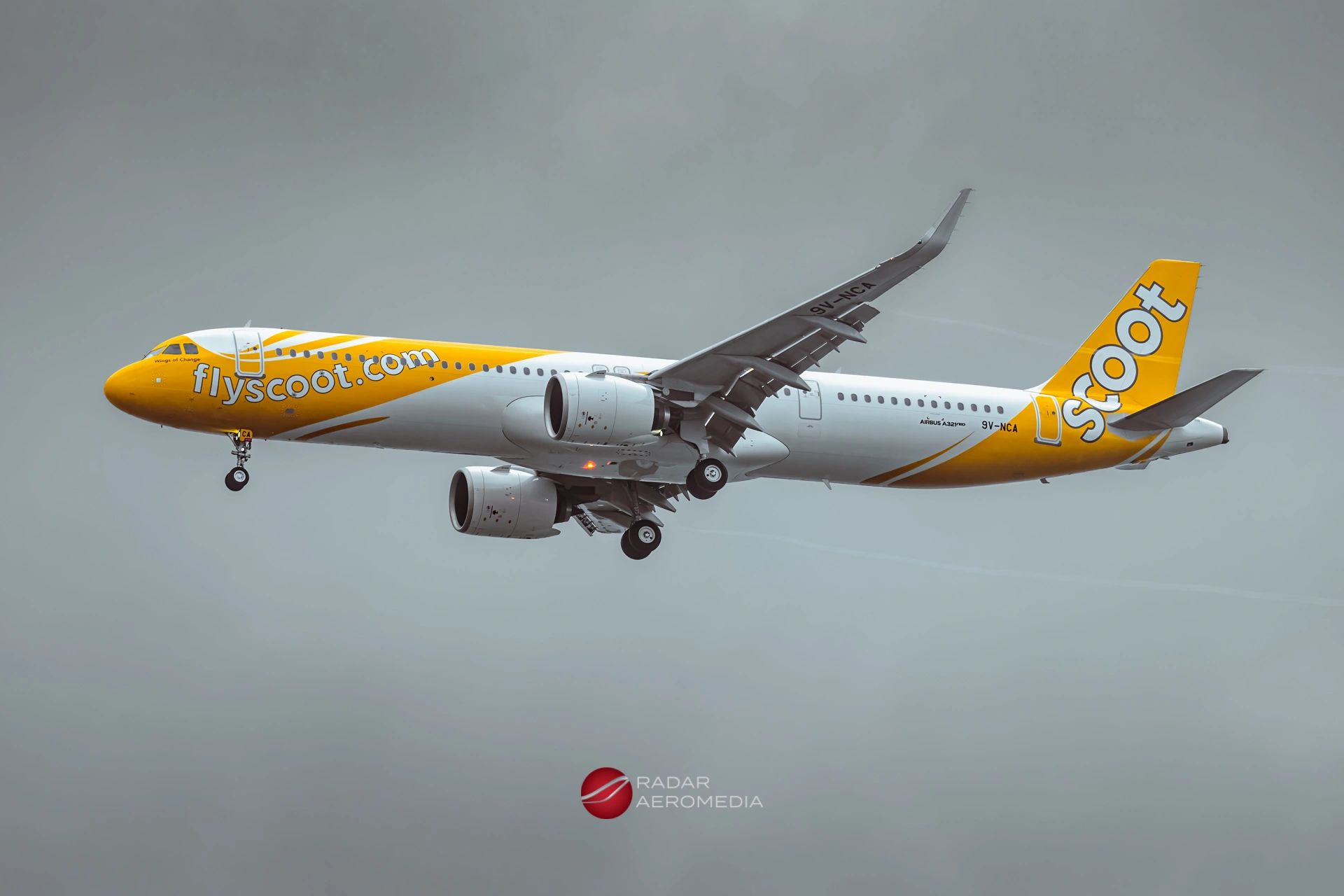 航空機・ヘリコプター Aviation 1:200 Flyscoot A321NEO 9V-NCA
