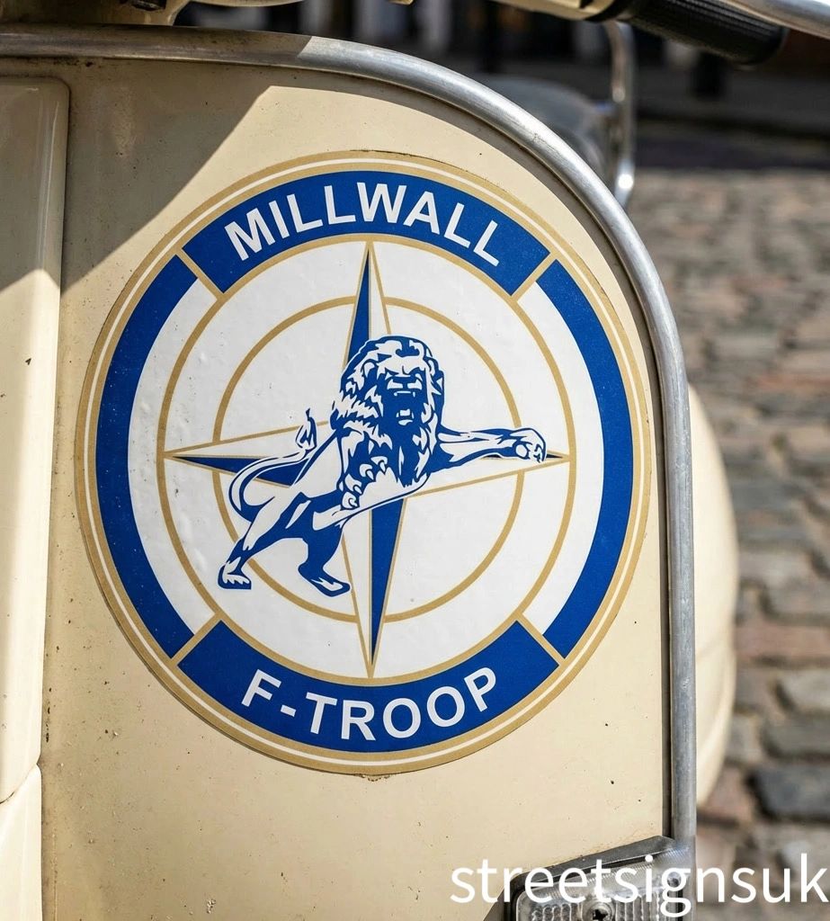 Millwall f-troop self adhesive decal sticker various sizes