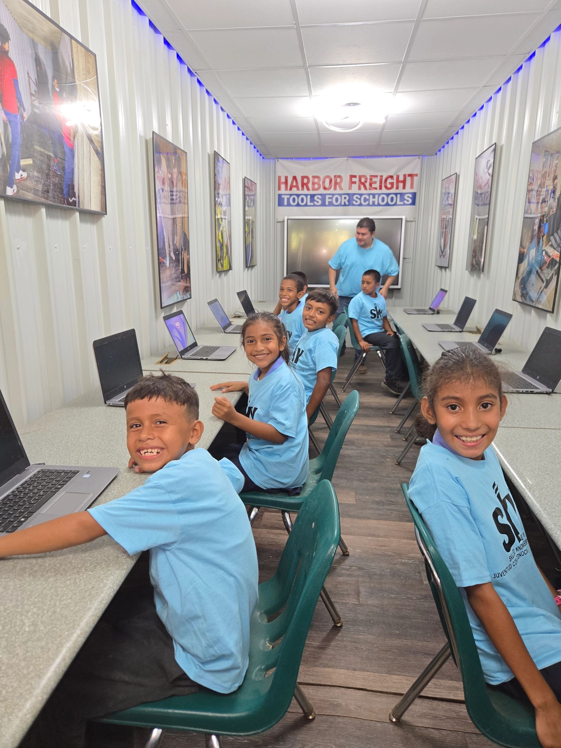 World Wide In Las Niguas, Honduras, students are overjoyed to step into their brand-new Solar Powere