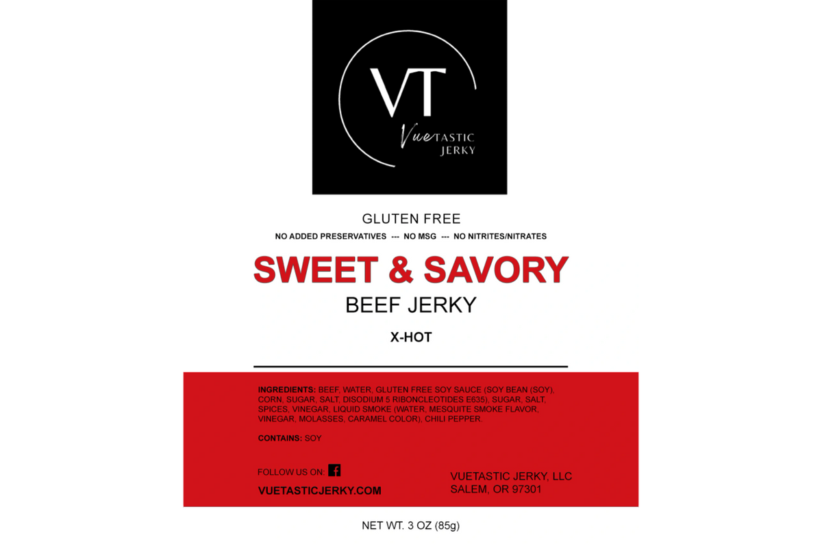 Sweet and Savory Beef Jerky XHot