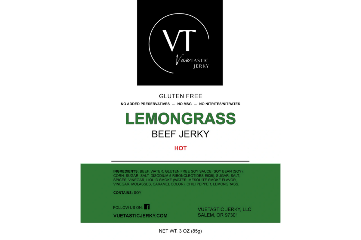 Lemongrass Flavor Beef Jerky HOT