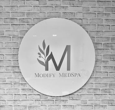 Modify MedSpa’s logo represents classic and relevant in the medical aesthetic world
