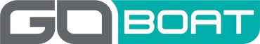 Logo of the brand 'GOBOAT' with bold and modern typography.