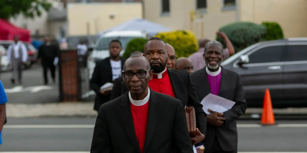 Bishops walking into convocation