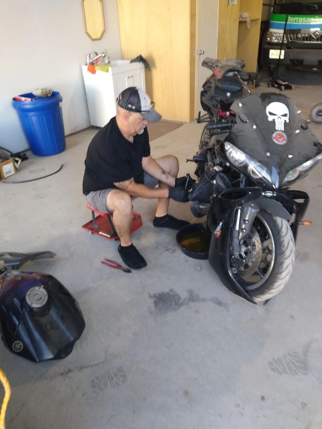 motorcycle stator and clutch repair 