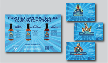 Hot sauce tradeshow labels