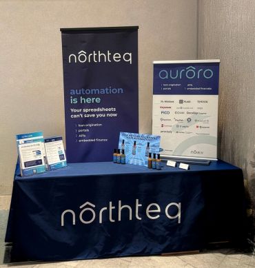 Fintech tradeshow booth