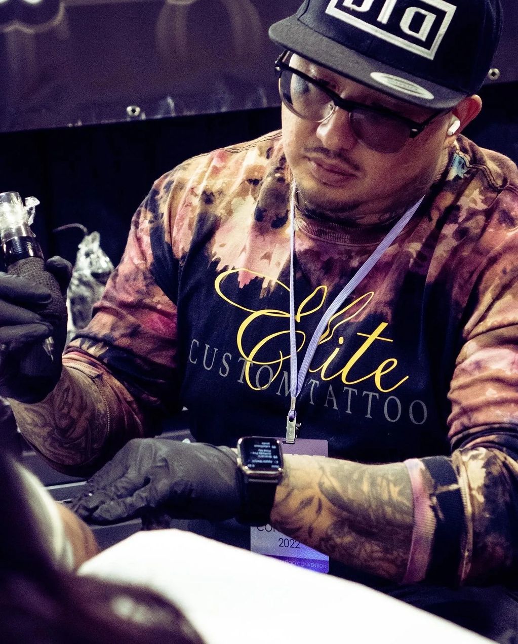 Rebellious King tattooing at the Northern Colorado Convention. He took home two awards that day 2nd 