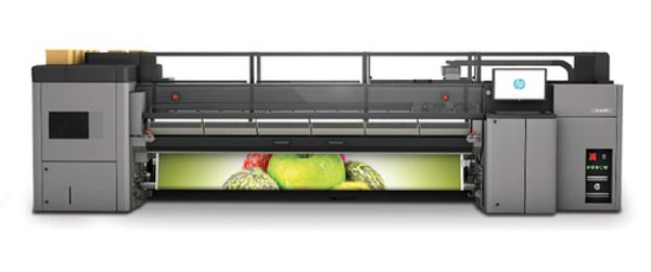 HP 3100 latex roll to roll printer.