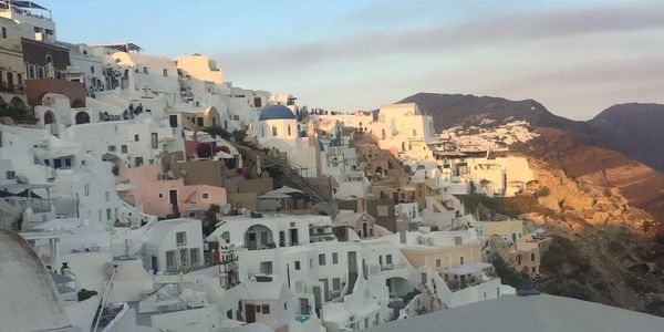 Exploring Oia in Santorini
