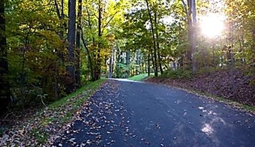 Driveway to the church