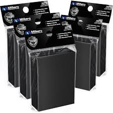 MLIKERO- 100 CT. CARD SLEEVE (PROTECTOR) BLACK