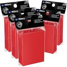 MLIKERO- 100 CT. CARD SLEEVE (PROTECTOR) RED