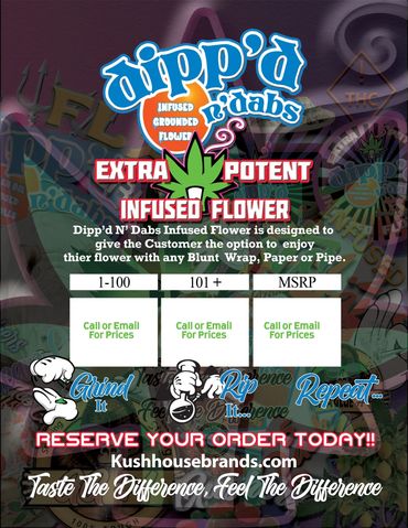 Dipp'd N Dabs Infused Flower Price Menu