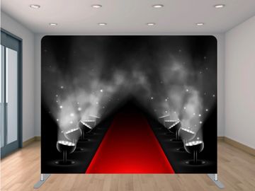 Red carpet  - pillowcase / tension backdrop