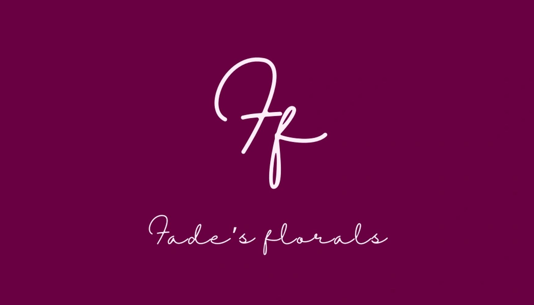 Fade's Florals Logo