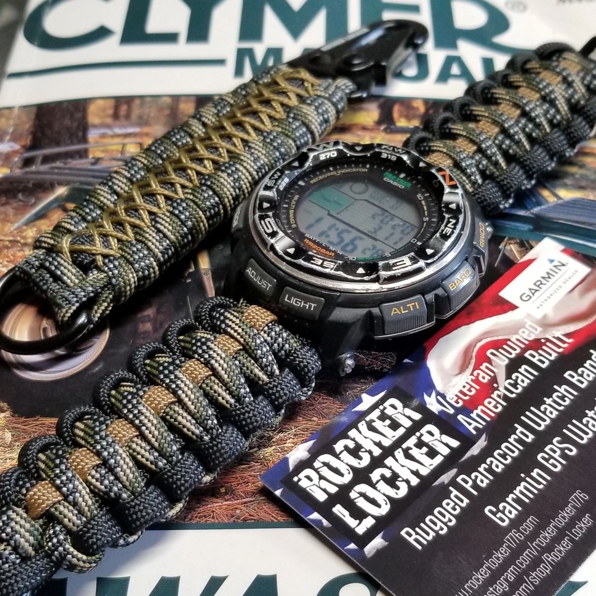 Casio G-Shock, Pathfinder, and Pro-tek Paracord Watch Band Standard Strap