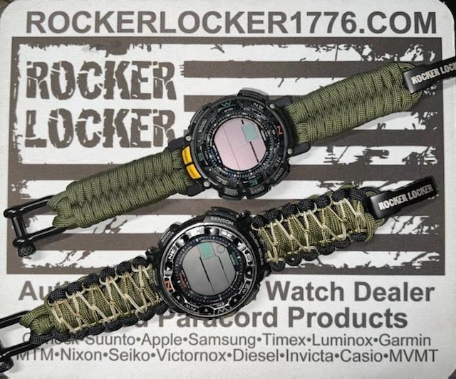 Casio G-Shock, Pathfinder, and Pro-tek Paracord Watch Band Standard Strap