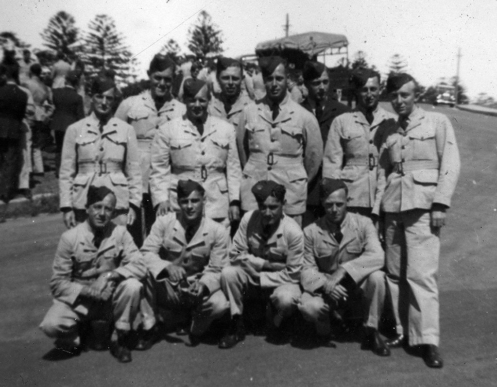 450 SQN group at King Edward Park, Newcastle, NSW - April 1941 prior to leaving for overseas duty.