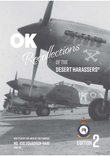 Front cover of the latest edition of OK Recollections of the Desert Harassers®