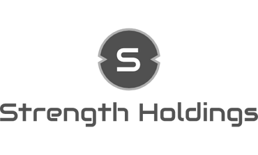 Logo of Strength Holdings with a stylized S in a circular emblem.