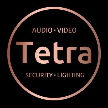 Logo of Tetra, specializing in audio, video, security, and lighting.