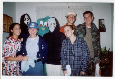 Group of people posing to camera