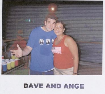 Man and woman titled Dave and Ange.