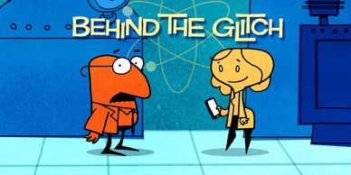 LOGO for Steve Ogden's comic Behind the Glitch