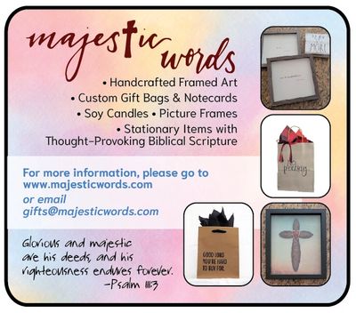 Christian Gifts Winder Majestic Words
