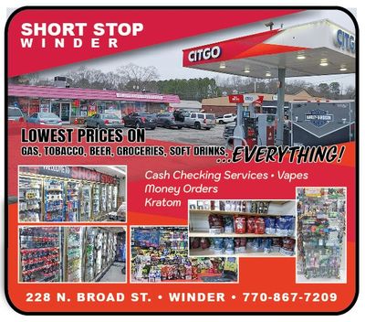 Convenience Store Winder Short Stop & Gas Station