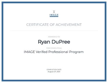 Image Skincare, Image Professional Program Certificate