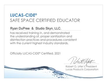 Lucas-Cide, Safe Space Certified Educator