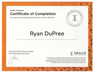 Image Skincare, Vital-C Education Certificate