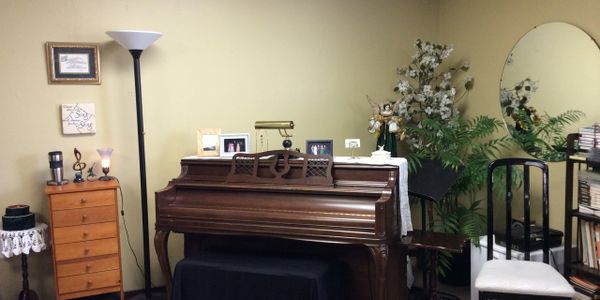 Singing lesson studio of TC Vocal Arts