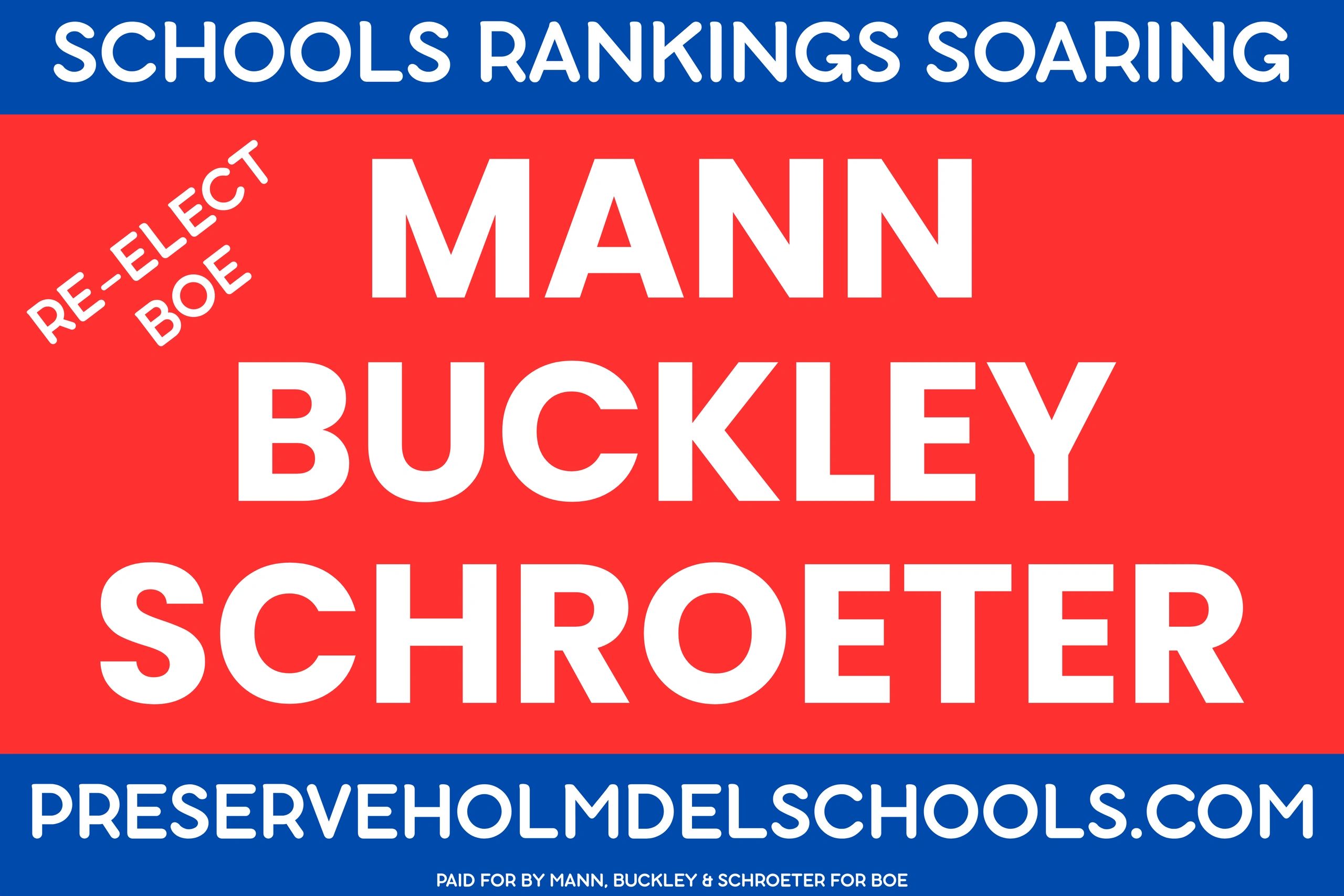 Holmdel High School Ranking Surge: Elect Mann, Buckley & Schroeter for Holmdel Board of Education