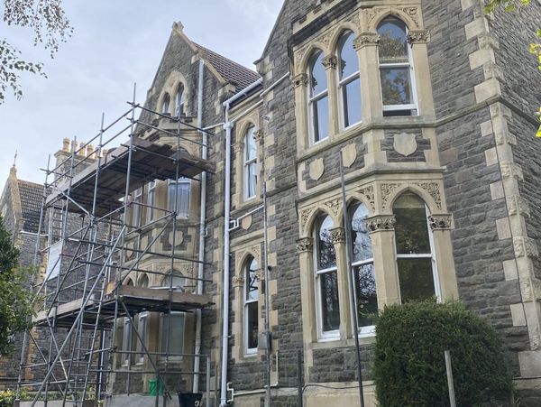 Bath Stone Restoration, Lime Based Pointing, Clifton Bristol