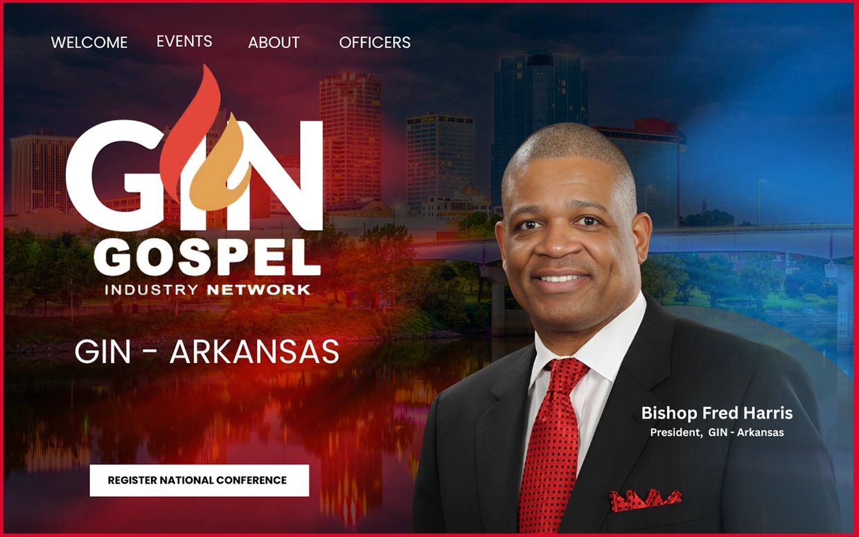 Bishop Fred Harris welcomes you to the Gospel Industry Network Arkansas chapter.