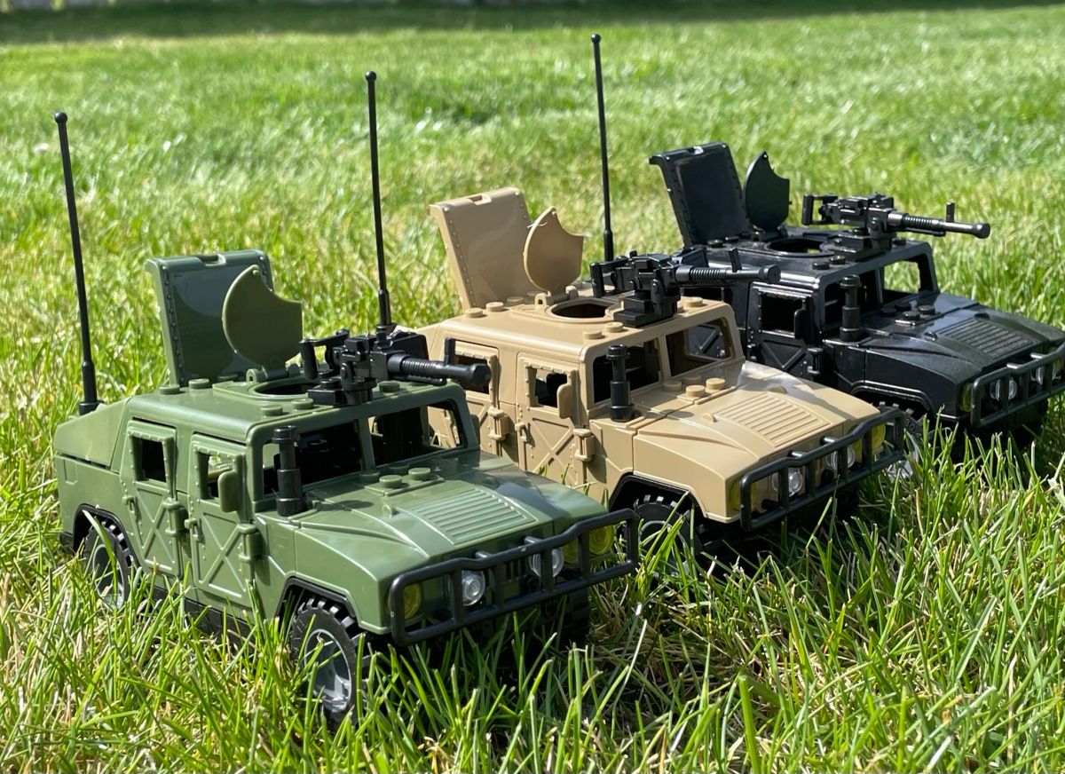 H1 Military Humvee Building Blocks Sets