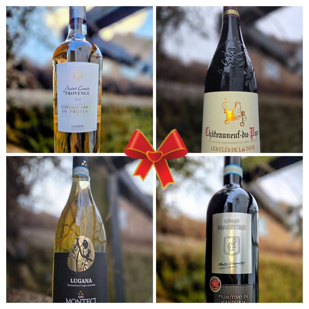 Gran Maestro Primitivo, Te Aka, Waddling Duck, Turtle Bay, Chateauneuf du Pape Les Cles de la Tour