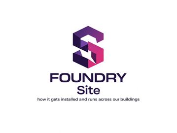 Logo of Foundry Site with tagline about installation and operation.